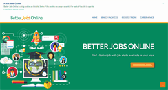 Desktop Screenshot of betterjobsonline.com